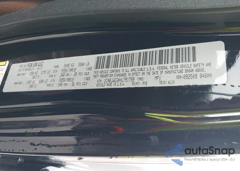 2017 Jeep Wrangler Unlimited Sahara 4X4 из США, поврежденный, VIN 1C4BJWEGXHL751759